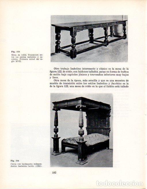 Postales: LAMINA V28342: Cama con baldaquino independiente, Isabelino tardio 1593 - VArios