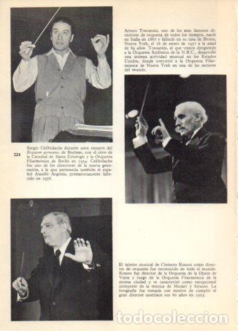Postais: LAMINA V36719: Arturo Toscanini, Sergio Celibidache y Clemens Krauss - Varios
