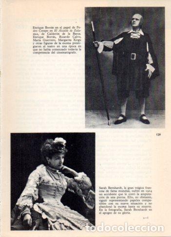 Postales: LAMINA V36418: Enrique Borras y Sarah Bernhardt - Varios