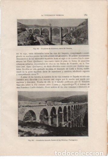 Cartoline: LAMINA V37064: Acueducto Puente de las Ferreras en Tarragona - Antonio Ballesteros y Beretta