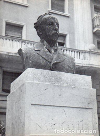 Postais: LAMINA V28069: Monumento a Narcis Oller i Moragas por Eusebi Arnau, Barcelona - Varios