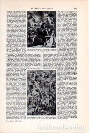 Cartes Postales: LAMINA V36893: Descendimiento por D. Ricciarelli - Varios