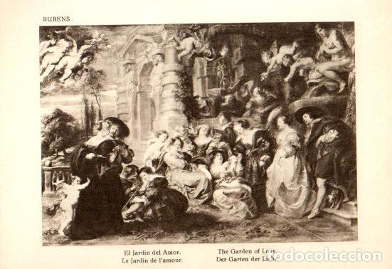 Postkarten: LAMINA V28182: El jardin del Amor por Rubens - Bernardino de Pantorba