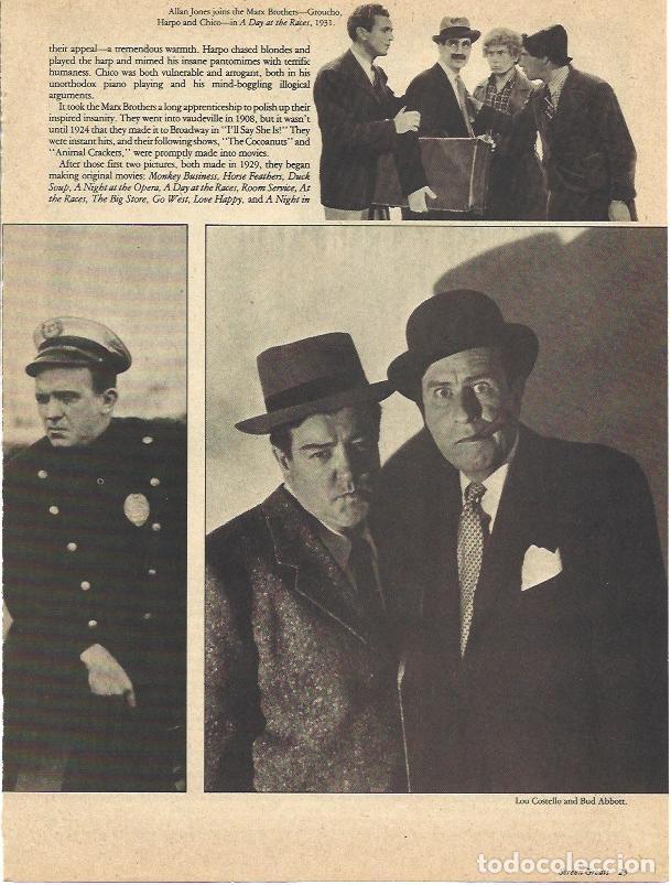 Cartoline: LAMINA 34493: Los Hermanos Marx en Un dia en las carreras - VVAA