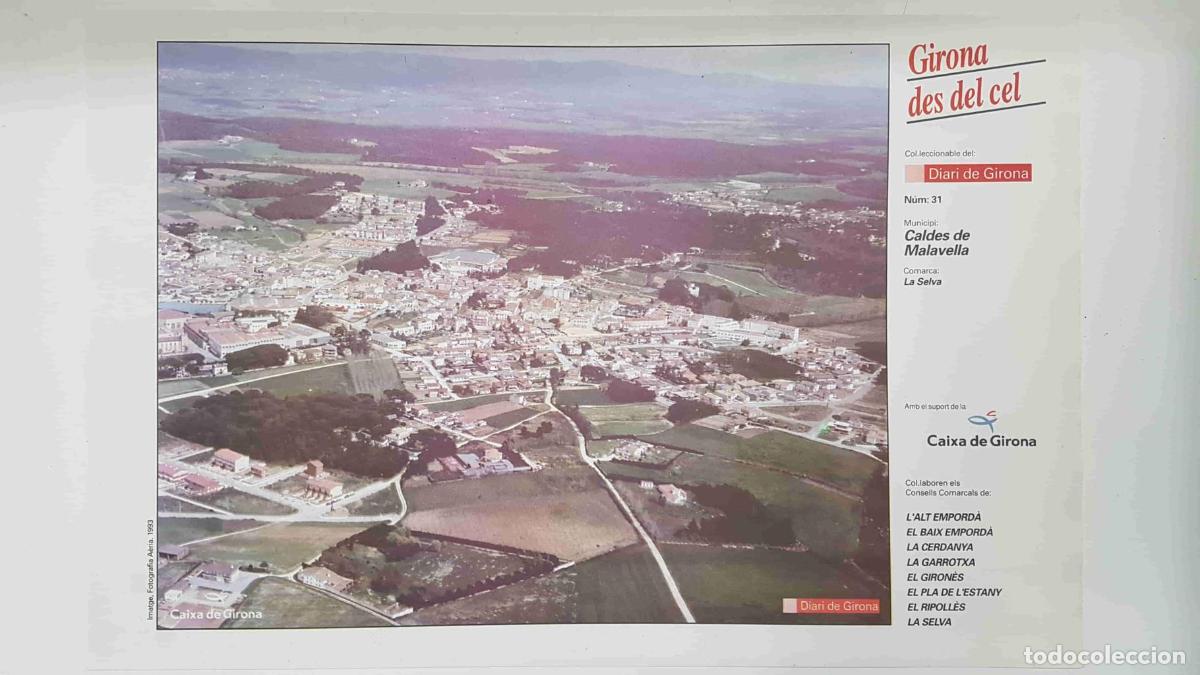 Cartoline: Lamina num 31 Girona des del cel: Municipi Caldes de Malavella (Comarca La Selva - Girona) - NULL