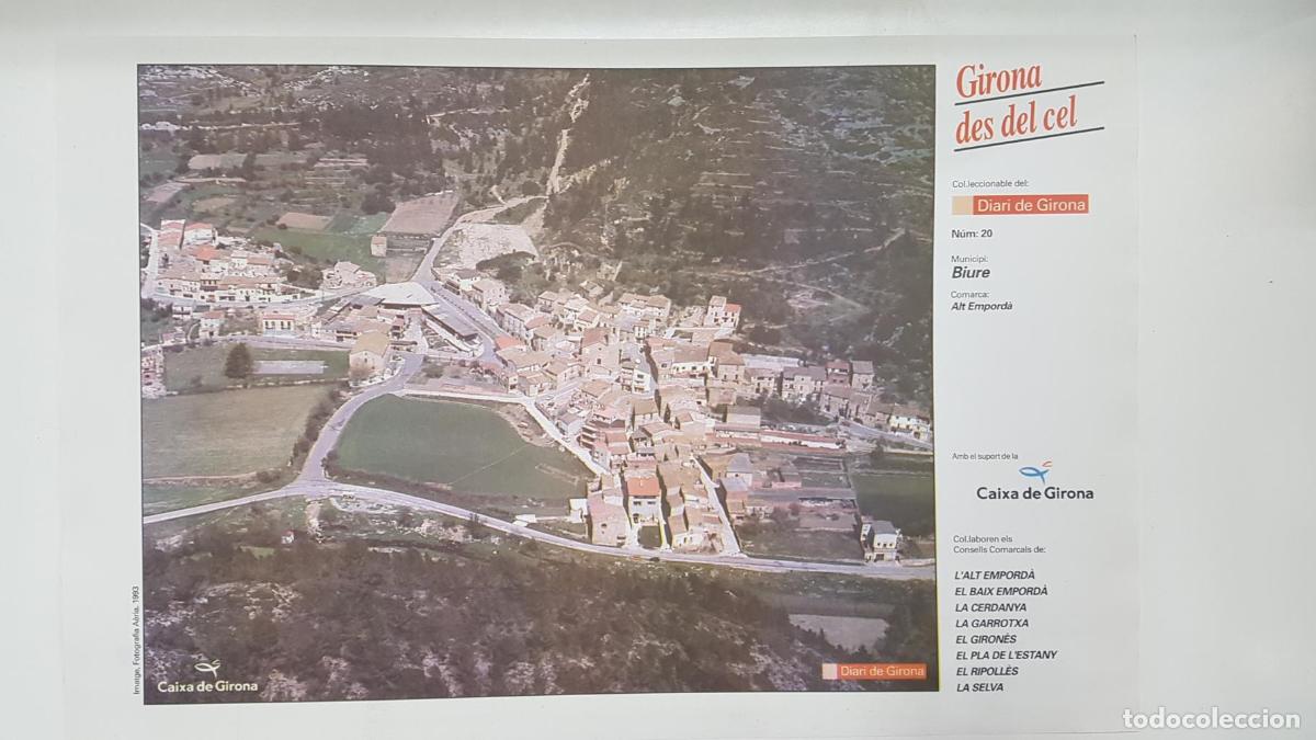 Postais: Lamina num 20 Girona des del cel: Municipi Biure (Comarca Alt Empord&agrave; - Girona) - NULL