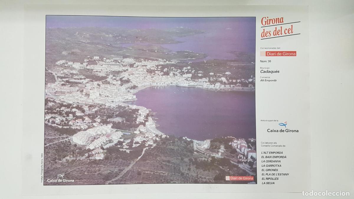Postkarten: Lamina num 30 Girona des del cel: Municipi Cadaqu&eacute;s (Comarca Alt Empord&agrave; - Girona) - NULL