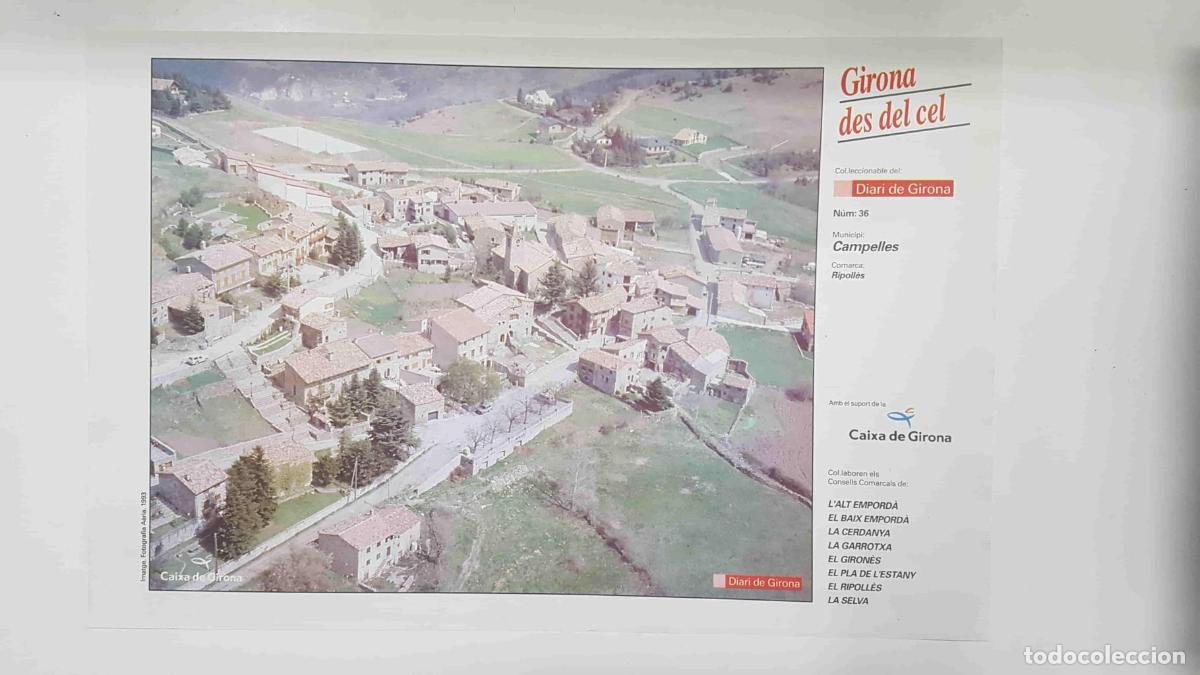 Postales: Lamina num 36 Girona des del cel: Municipi Campelles (Comarca Ripoll&egrave;s - Girona) - NULL
