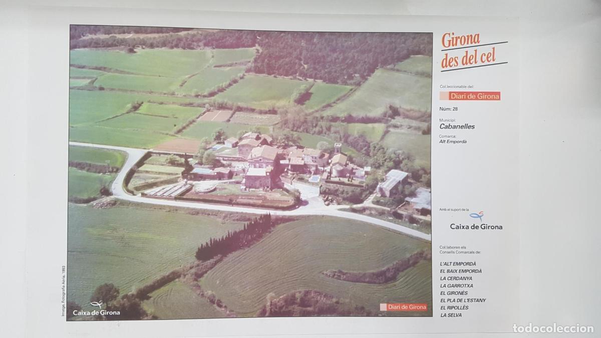 Postkarten: Lamina num 28 Girona des del cel: Municipi Cabanelles (Comarca Alt Empord&agrave; - Girona) - NULL