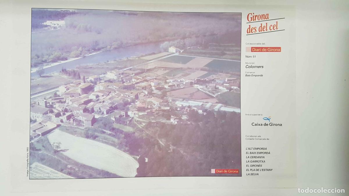 Postais: Lamina num 51 Girona des del cel: Municipi Colomers (Comarca Baix Empord&agrave; - Girona) - NULL