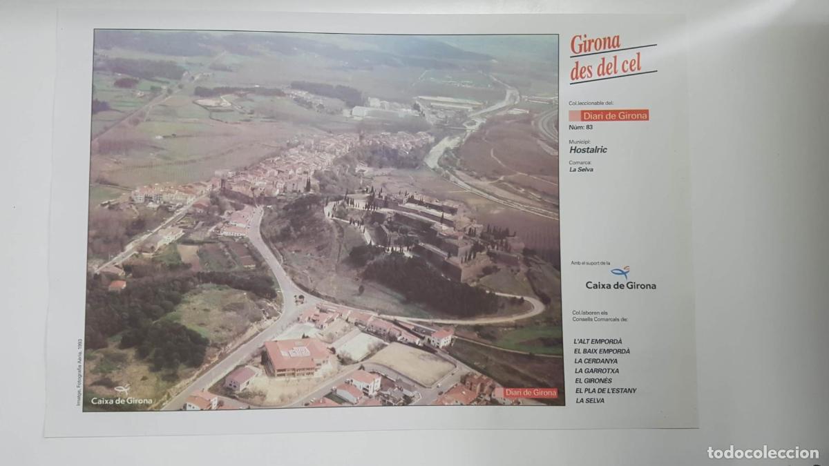 Postkarten: Lamina num 83 Girona des del cel: Municipi Hostalric (Comarca La Selva - Girona) - NULL