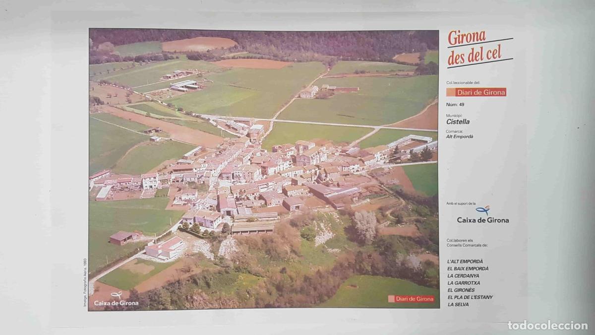 Postais: Lamina num 49 Girona des del cel: Municipi Cistella (Comarca Alt Empord&agrave; - Girona) - NULL