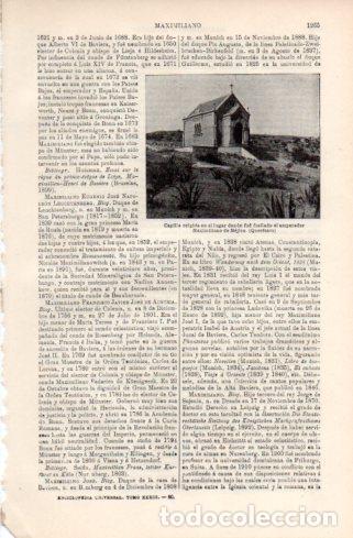 Postales: LAMINA V37205: Capilla donde fusilaron a Maximiliano de Mejico en Queretaro - Varios