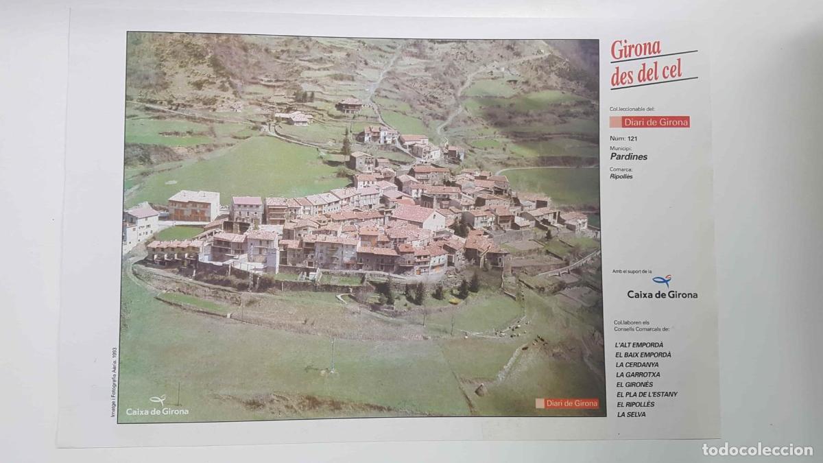 Postales: Lamina num 121 Girona des del cel: Municipi Padines (Comarca Ripoll&egrave;s - Girona) - NULL
