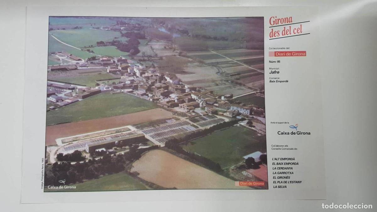 Postcards: Lamina num 85 Girona des del cel: Municipi Jafre (Comarca Baix Empord&agrave; - Girona) - NULL