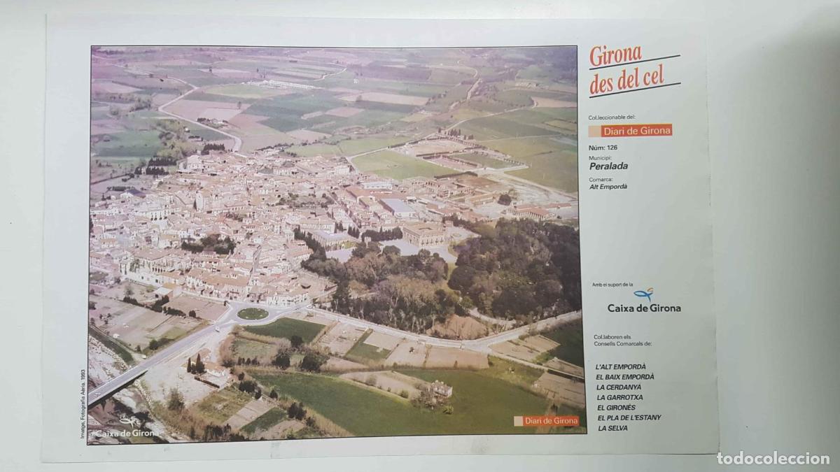 Postkarten: Lamina num 126 Girona des del cel: Municipi La Peralada (Comarca Alt Empord&agrave; - Girona) - NULL