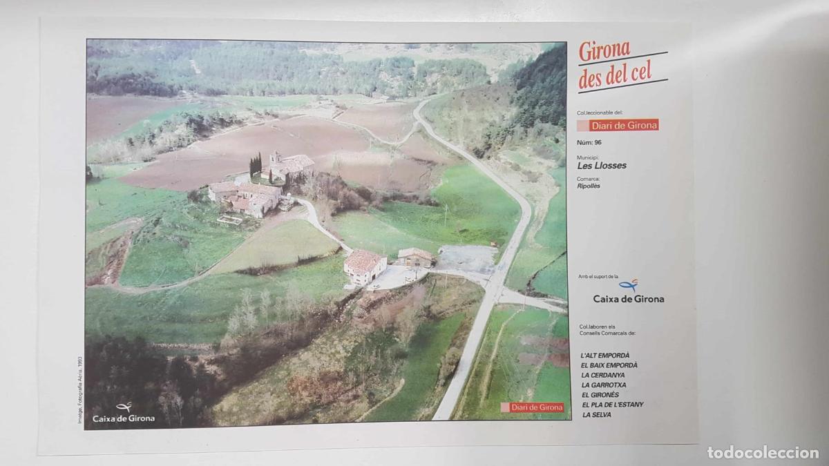 Postkarten: Lamina num 96 Girona des del cel: Municipi Les Llosses (Comarca Ripoll&egrave;s - Girona) - NULL