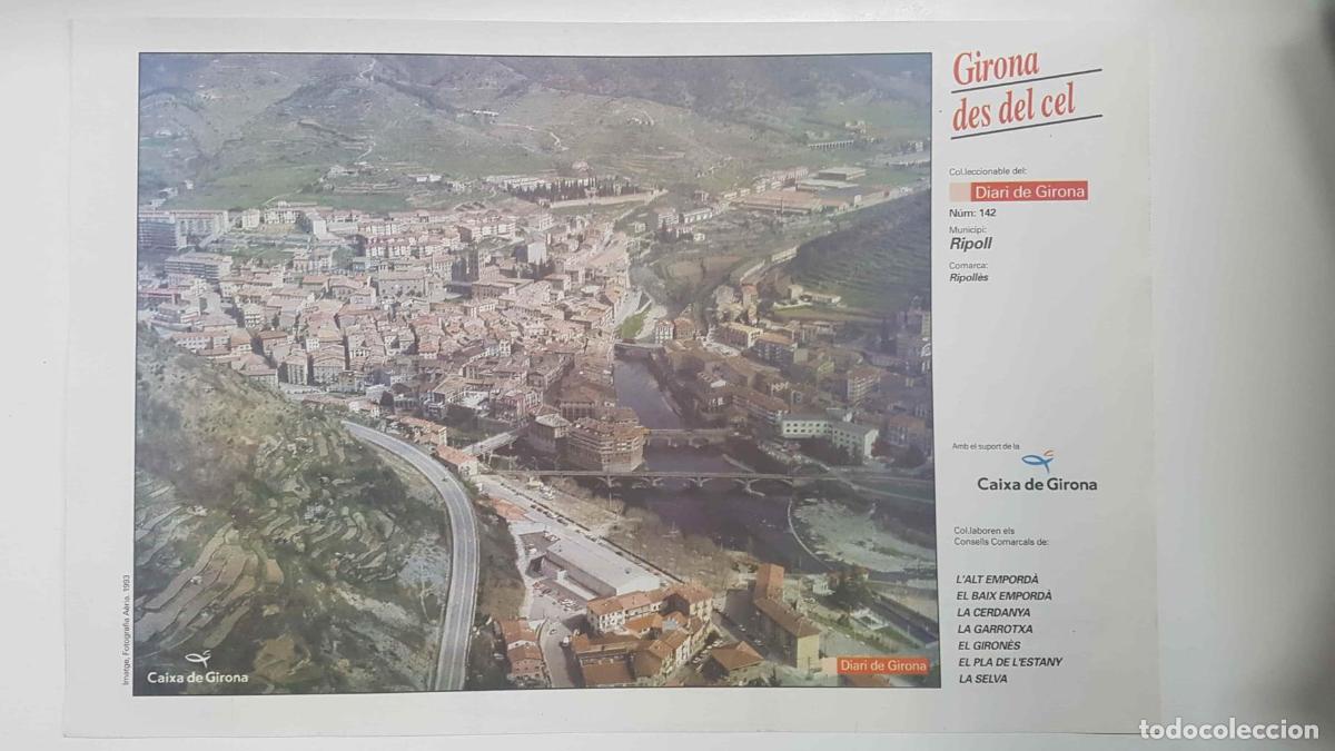 Postkarten: Lamina num 142 Girona des del cel: Municipi Ripoll (Comarca Ripoll&egrave;s - Girona) - NULL