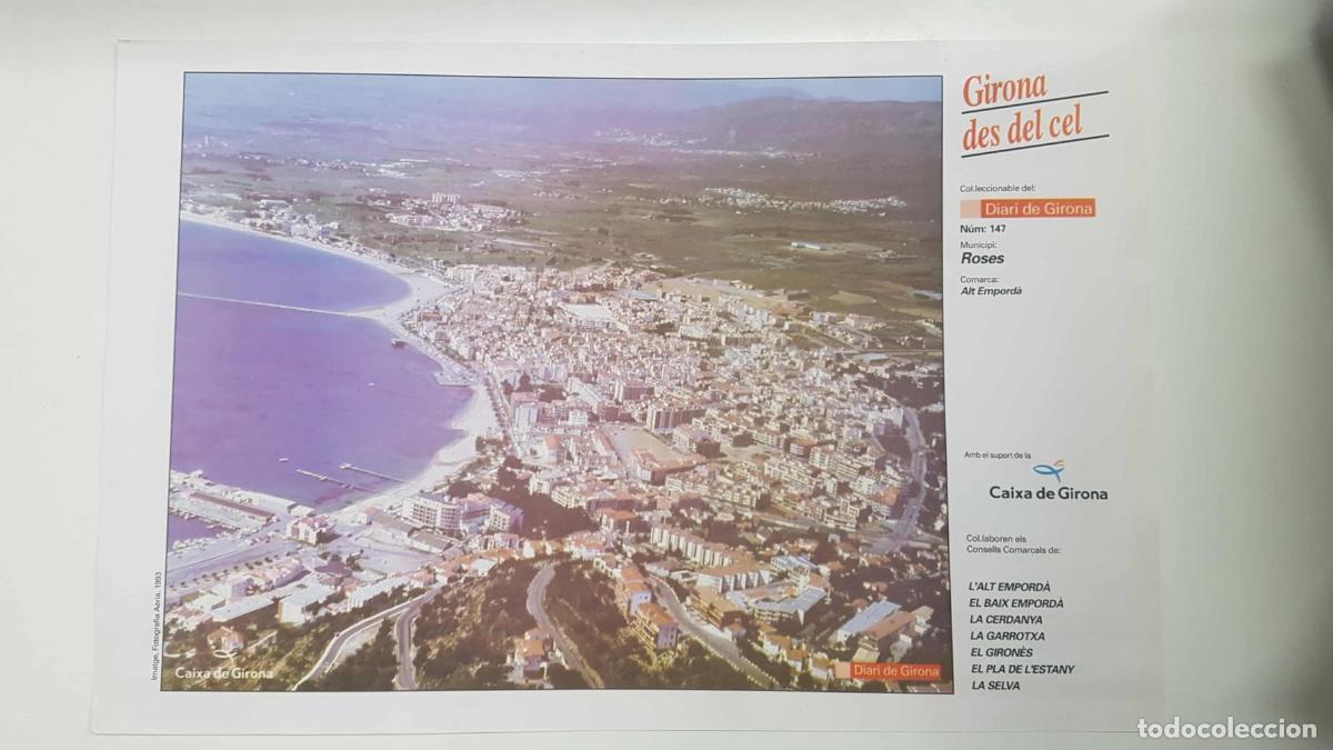 Postkarten: Lamina num 147 Girona des del cel: Municipi Roses (Comarca Alt Empord&agrave; - Girona) - NULL