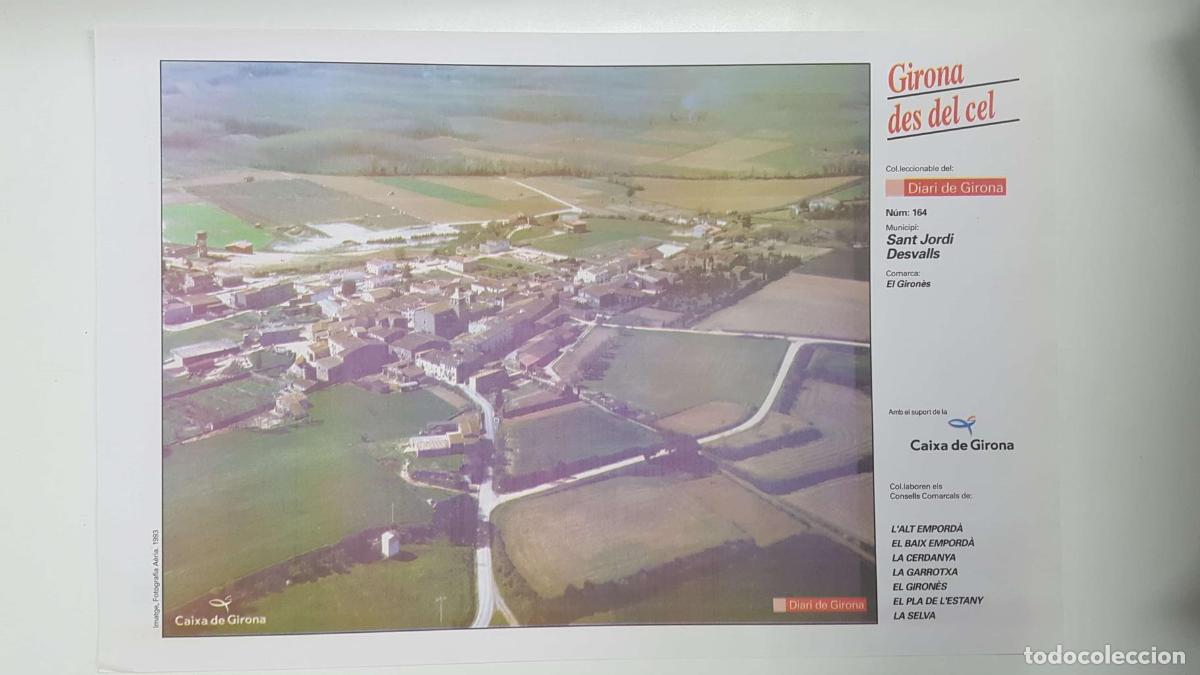Postkarten: Lamina num 164 Girona des del cel: Sant Jordi Desvalls (Comarca El Giron&egrave;s - Girona) - NULL