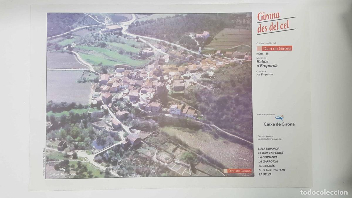 Postkarten: Lamina num 138 Girona des del cel: Municipi Rab&oacute;s d'Empord&agrave; (Comarca Alt Empord&agrave; - Girona) - NULL
