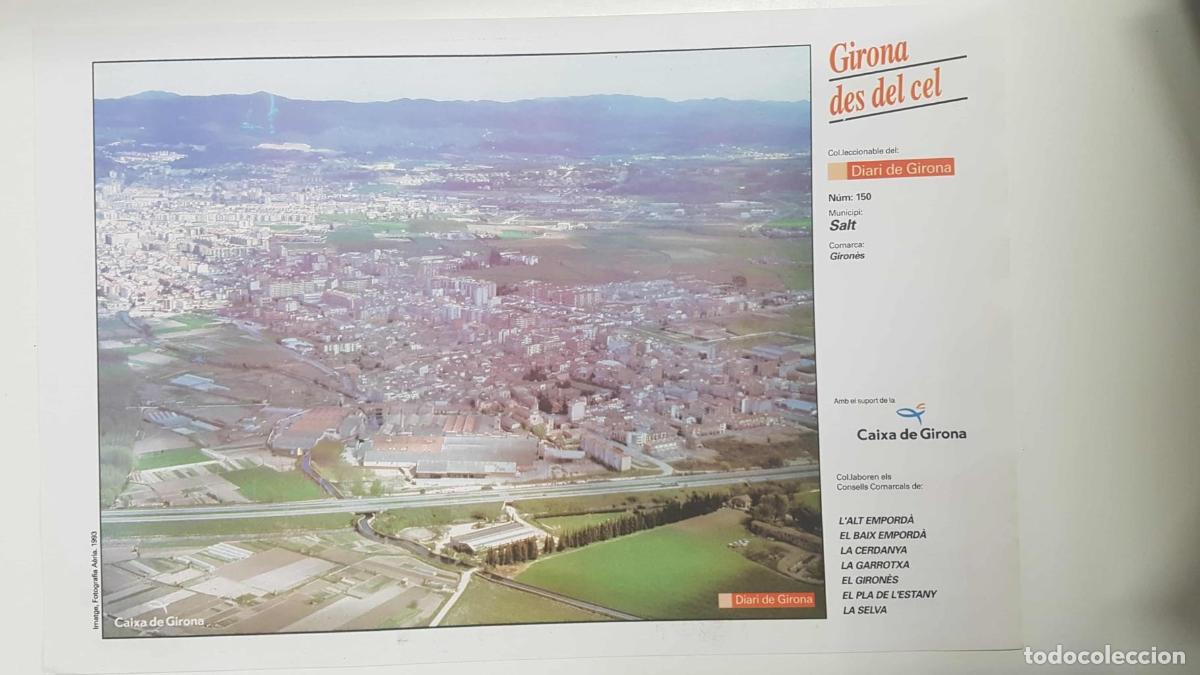Postkarten: Lamina num 150 Girona des del cel: Municipi Salt (Comarca Giron&egrave;s - Girona) - NULL