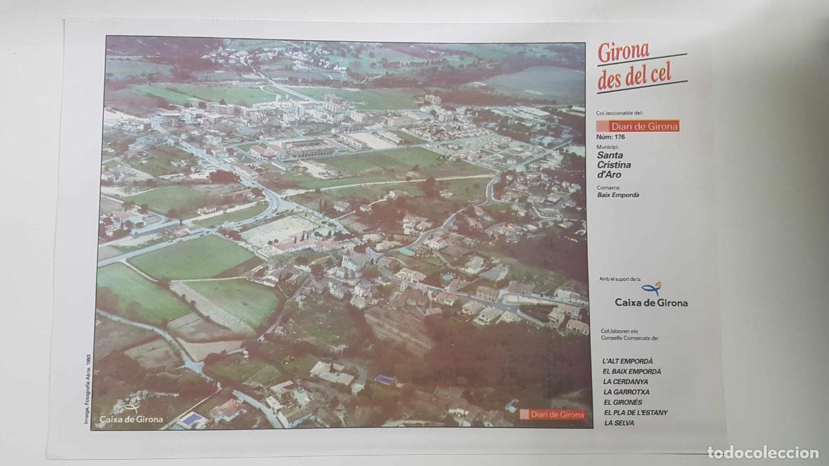 Postais: Lamina num 176 Girona des del cel: Santa Cristina d'Aro (Comarca Baix Empord&agrave; - Girona) - NULL