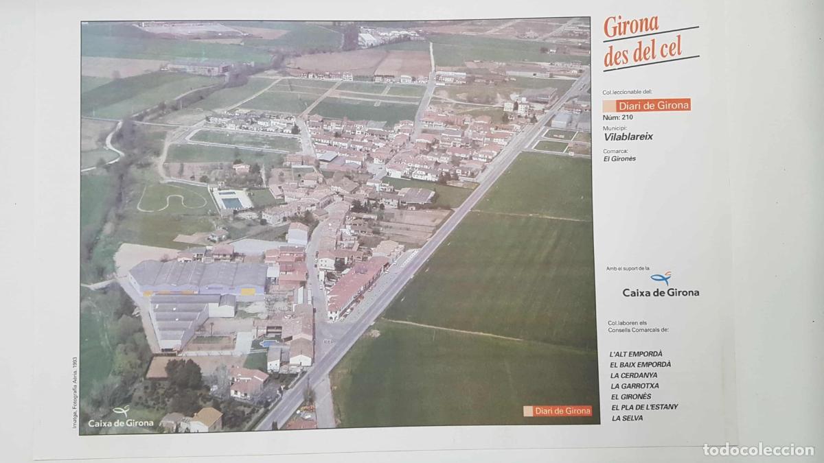 Postkarten: Lamina num 210 Girona des del cel: Municipi Vilablareix (Comarca El Giron&egrave;s - Girona) - NULL