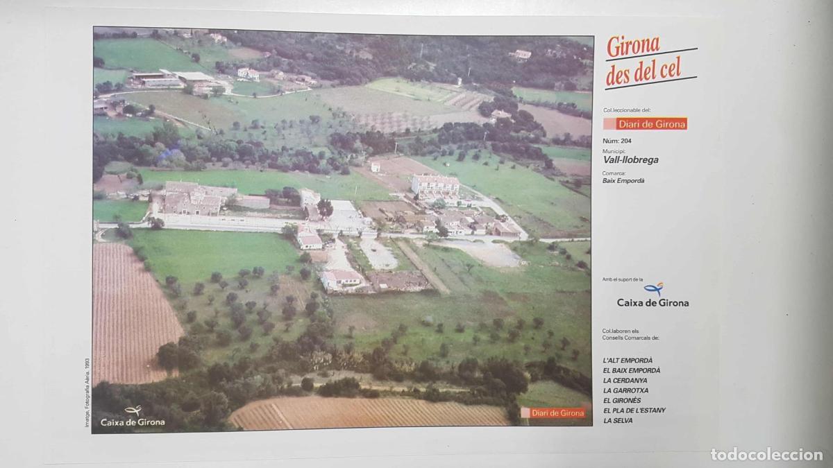 Postais: Lamina num 204 Girona des del cel: Municipi Vall-llobrega (Comarca Baix Empord&agrave; - Girona) - NULL