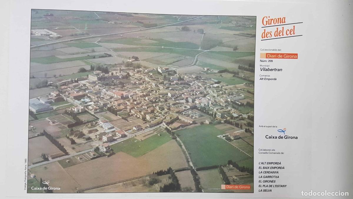 Postkarten: Lamina num 209 Girona des del cel: Municipi Vilabertran (Comarca Alt Empord&agrave; - Girona) - NULL