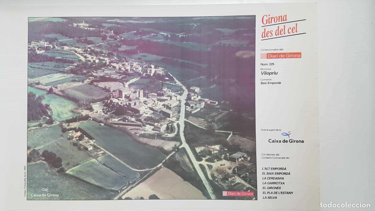 Postkarten: Lamina num 225 Girona des del cel: Municipi Vilopriu (Comarca Baix Empord&agrave; - Girona) - NULL