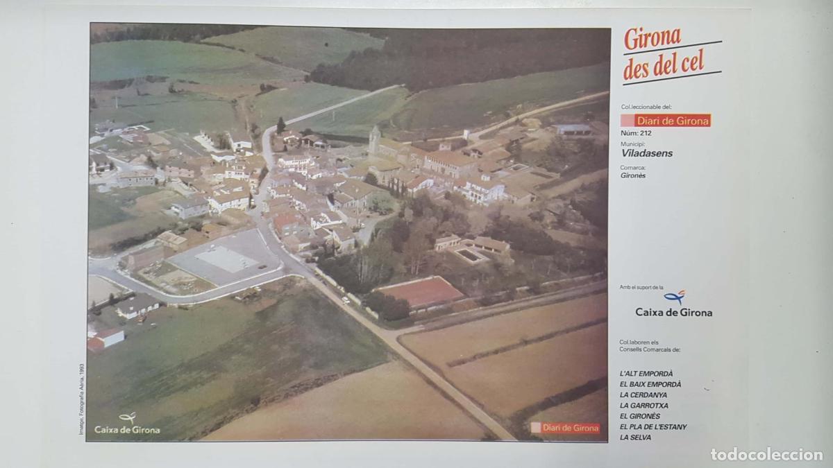 Postales: Lamina num 212 Girona des del cel: Municipi Viladasens (Comarca Giron&egrave;s - Girona) - NULL
