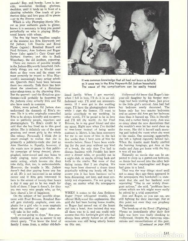 Postales: LAMINA 34597: Rita Hayworth y Ed Judson - Martin Levin