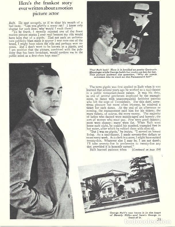 Cartoline: LAMINA 34540: George Raft y su casa - Martin Levin