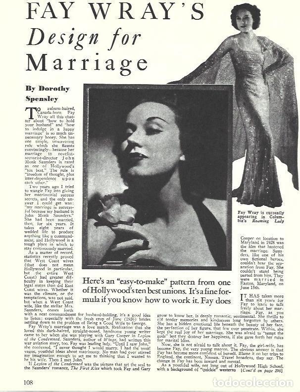 Cartoline: LAMINA 34581: Fay Wray en Roaming Lady - Martin Levin
