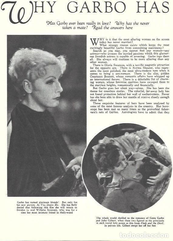 Postkarten: LAMINA 34565: Greta Garbo en As You Desire Me - Martin Levin