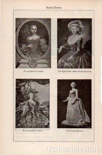 Cartoline: LAMINA V38045: Maria Teresa obras varias - Varios