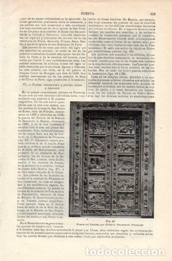 Postcards: LAMINA V37639: Puerta del Paraiso, Baptisterio en Florencia - Varios