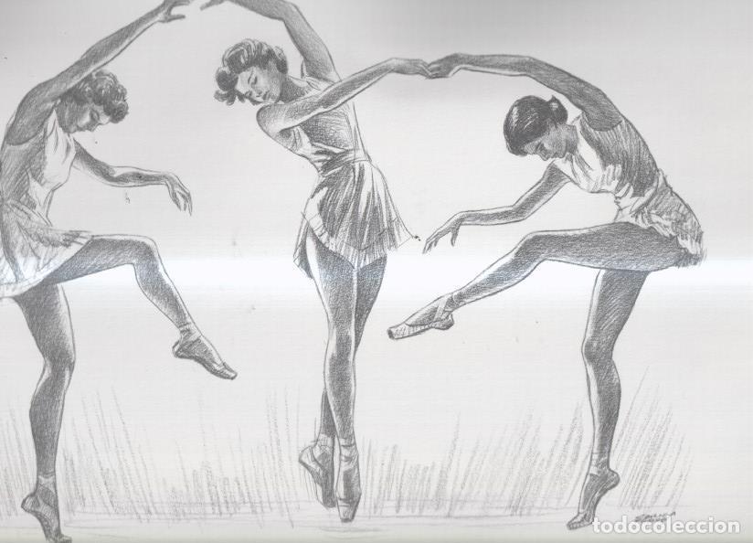 Cartoline: Laminas Carlos Freixas: Ballet Clasico numero 07 (Serie Estudios numero 12 ) - Carlos Freixas