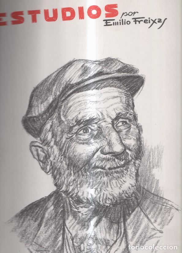 Cartoline: Laminas Carlos Freixas: Rostros campesinos carpeta archivador (Serie Estudios numero 14 ) - Carlos F