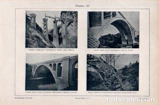Postais: LAMINA V37601: Viaducto Lanswasser y Puente Adolfo en Luxemburgo - Varios