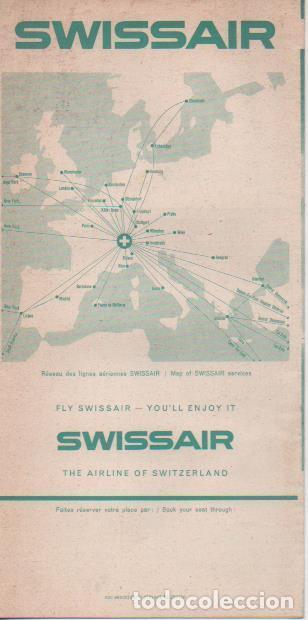 Postkarten: Varios E00432: Gu&iacute;a y tarifas de avi&oacute;n Niza- Z&uuml;rich - Varios