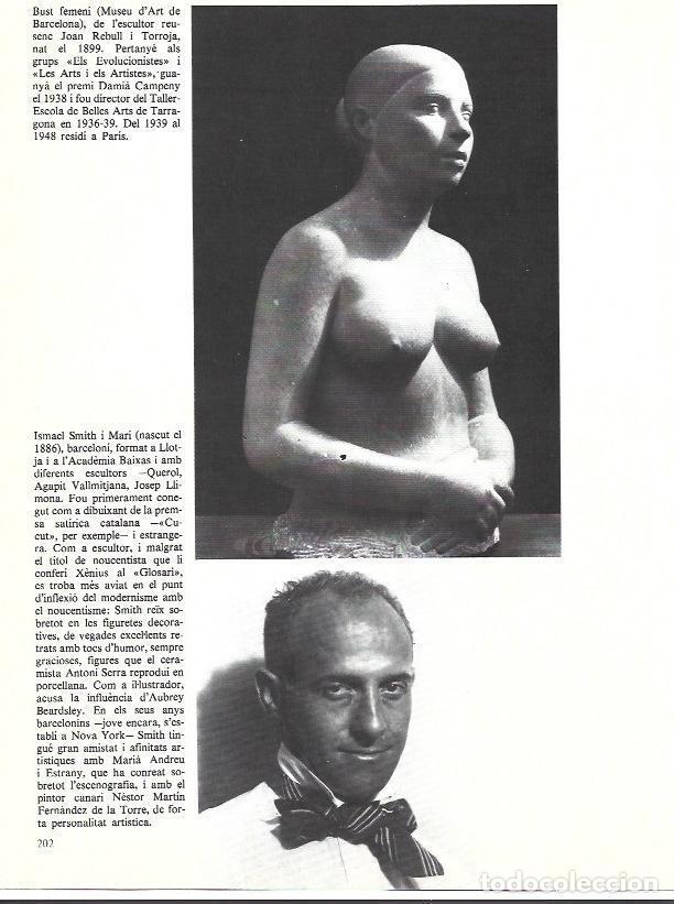 Postales: LAMINA 35967: Busto femenino, por Joan Rebull e Ismael Smith - Edmon Valles