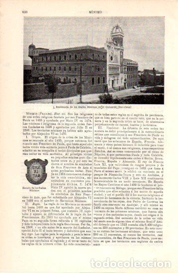 Cartoline: LAMINA V38445: Residencia de los frailes Minimos en el Guinardo, Barcelona - Varios