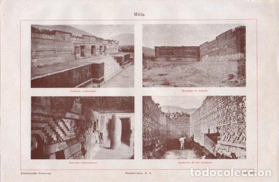 Postcards: LAMINA V38536: Vistas varias de Mitla, Mejico - Varios