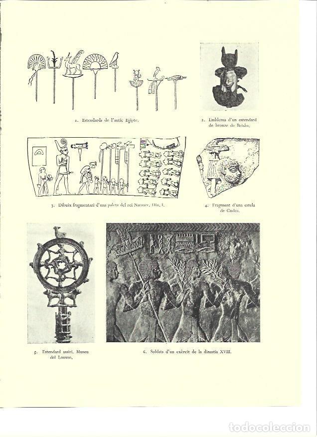 Postales: LAMINA 36310: Estandarte y soldados del antiguo Egipto - VVAA
