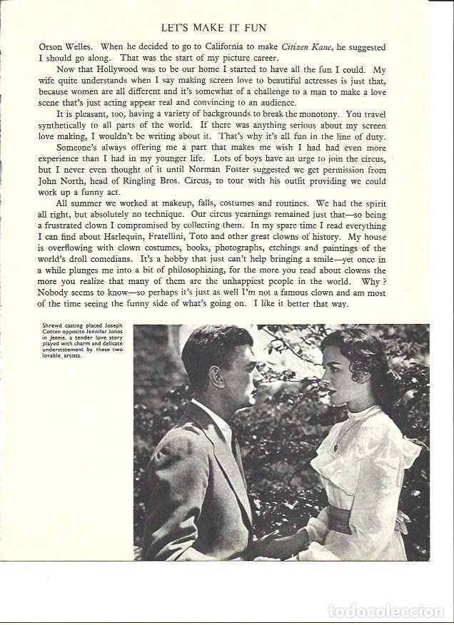 Postkarten: LAMINA 36487: Jennifer Jones y Joseph Cotten - Ivy Crane Wilson