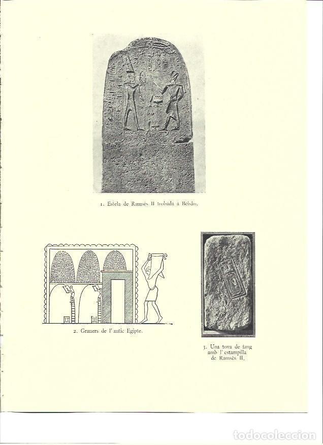 Cartes Postales: LAMINA 35998: Estela y estampilla de Ramses II - VVAA