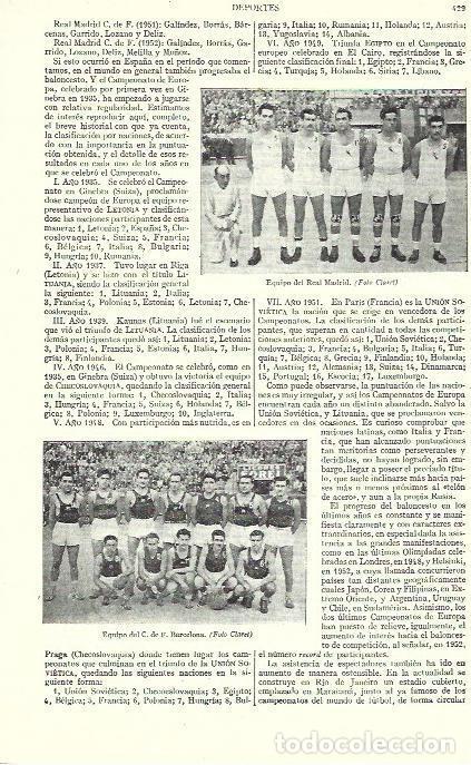 Postales: LAMINA ESPASA 39257: Equipos del Real Madrid y del FC Barcelona - Varios