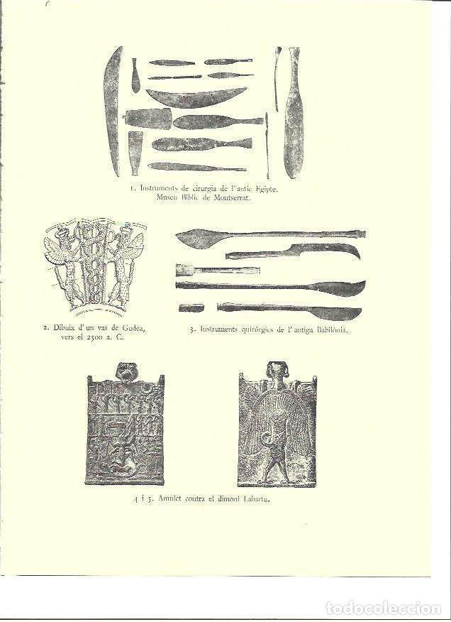 Postales: LAMINA 36033: Utensilios medicos del Antiguo Egipto - VVAA
